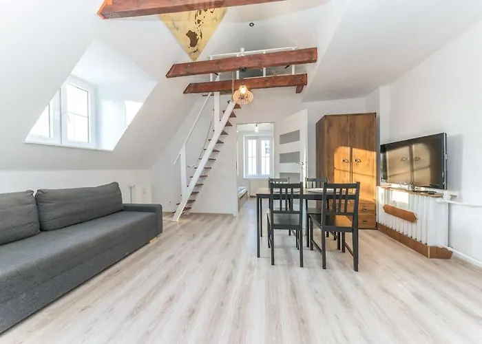 Appartamento Hello Sw Ducha Loft For 6 Guests Danzica